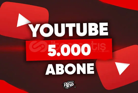 YouTube 5K Abone